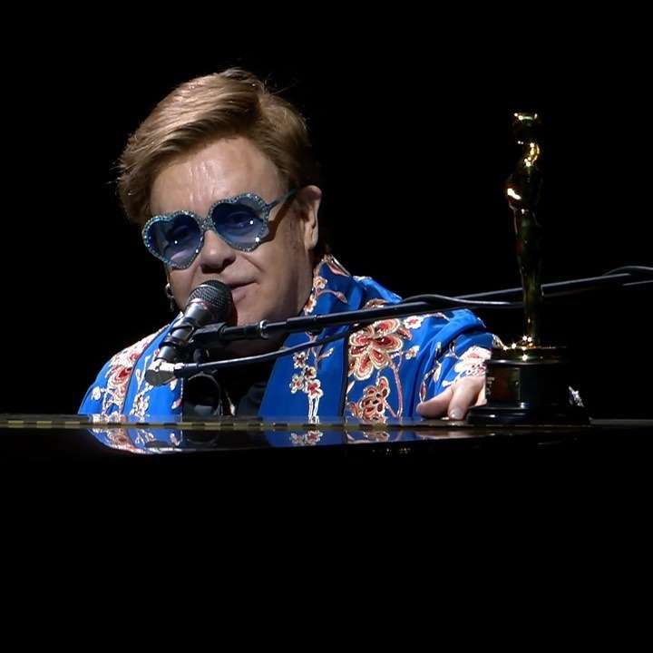 Elton John on Instagram: “My Farewell Tour has been packed full of amazingly happy moments.  Here, I’d just returned from LA and wanted to share my #Rocketman ?…”