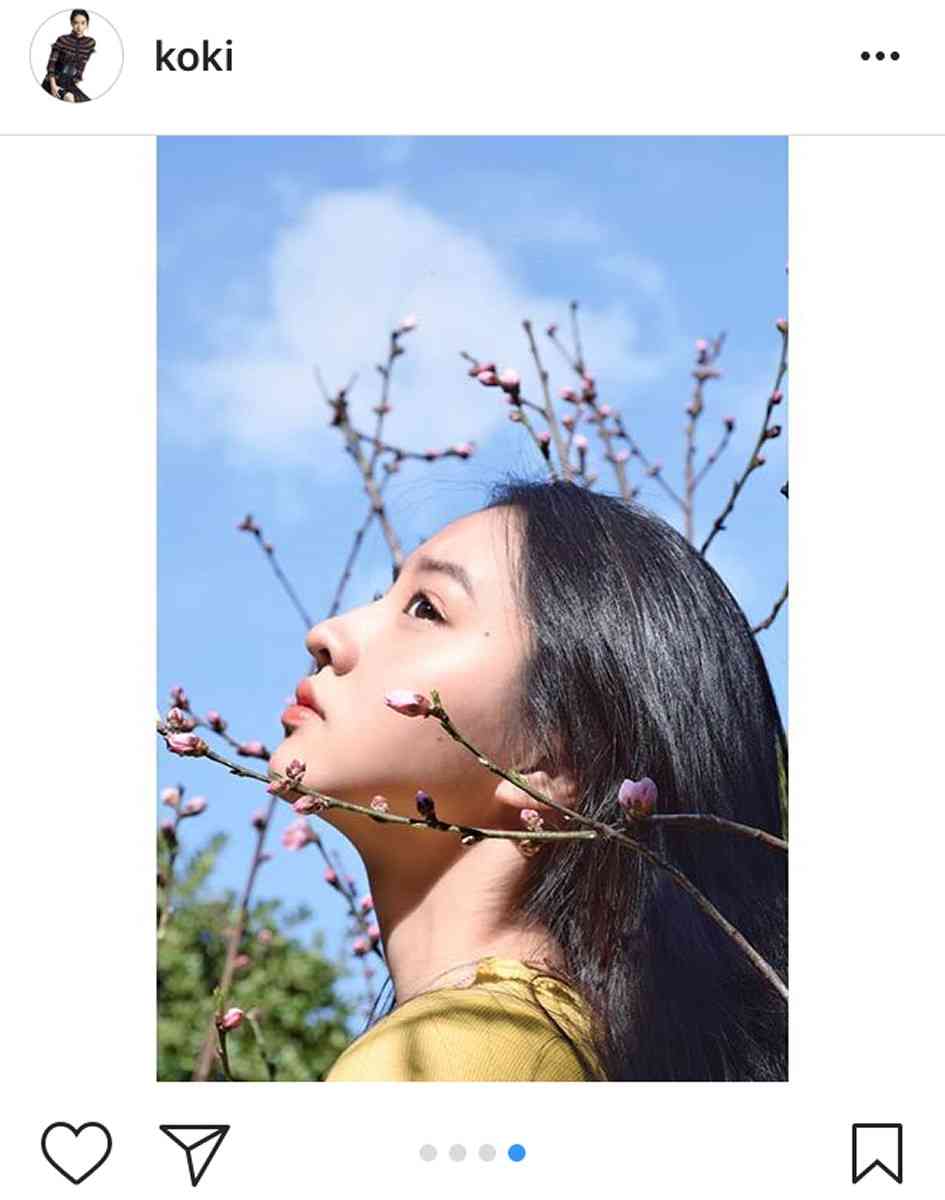 Koki，姉が撮影した貴重ショット公開「ステキです」「姉妹で仲がいいんですね」の声　
