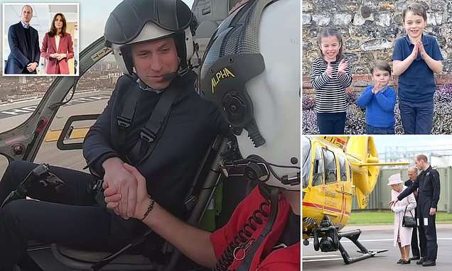Prince William wants to RETURN to the NHS as an air ambulance pilot | Daily Mail Online