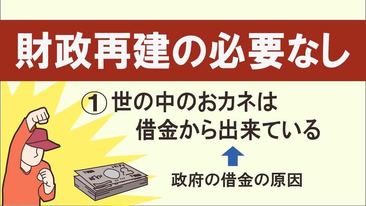 財政再建の必要なし：第1話「世の中のおカネはすべて借金」 - YouTube