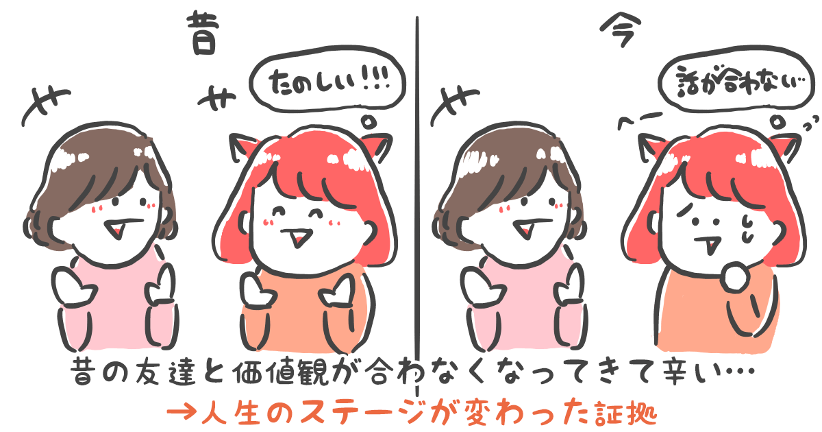 友達との温度差を感じた瞬間