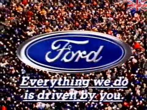 Ford - Advert - Everything We Do (Is Driven by You) - (1991) - YouTube