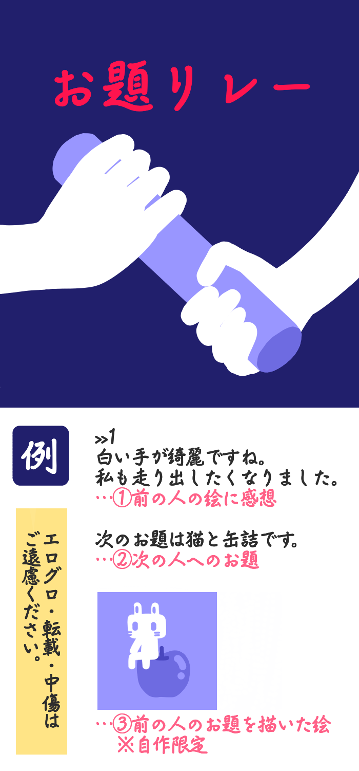 【お絵描き】お題リレー