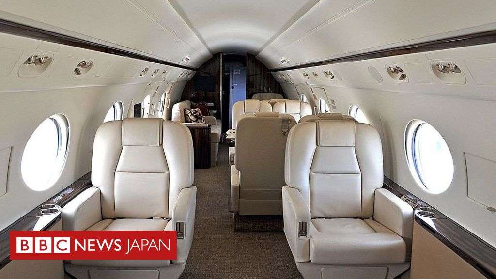 プライベートジェットの問い合わせ、新型ウイルスで急増 - BBCニュース