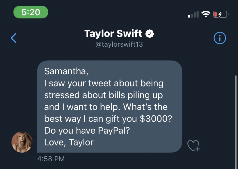テイラー・スウィフト、生活に困っているファン数名に一人あたり約33万円を援助