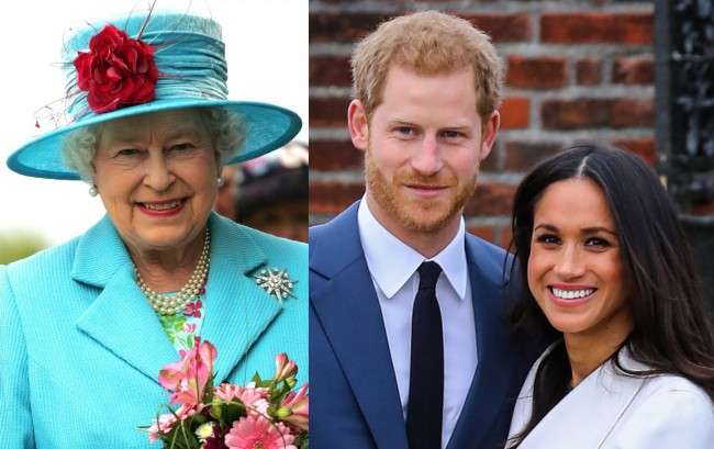 英ヘンリー王子夫妻、エリザベス女王に招待されて礼拝に参加