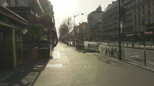 仏 食料品店や薬局以外営業停止命令 パリ市民「しかたない」 | NHKニュース