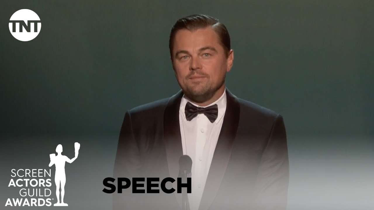 Leonardo DiCaprio Introduces Robert De Niro | 26th Annual SAG Awards | TNT - YouTube