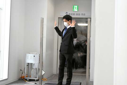 生徒守る消毒システムを導入　札幌の北嶺中・高｜動画｜Yahoo!映像トピックス