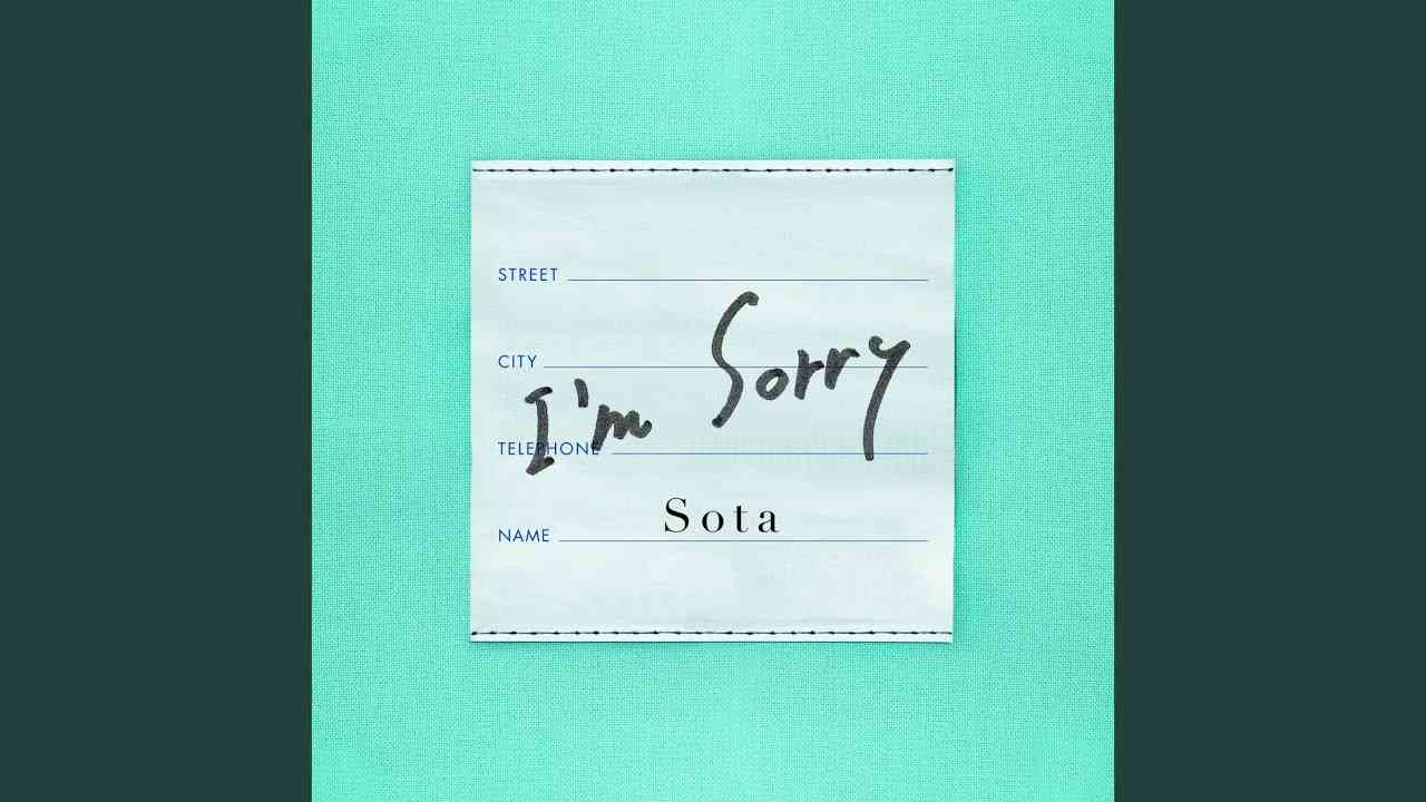 I'm Sorry - YouTube