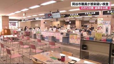 市職員「新型コロナ」疑い…PCR検査受ける　庁舎を消毒　濃厚接触した同僚は自宅待機　長野・岡谷市（NBS長野放送） - Yahoo!ニュース