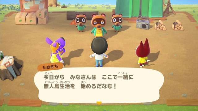 あつまれどうぶつの森見せてください