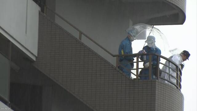マンション駐車場で2歳児死亡 外階段から転落か 神奈川 平塚 