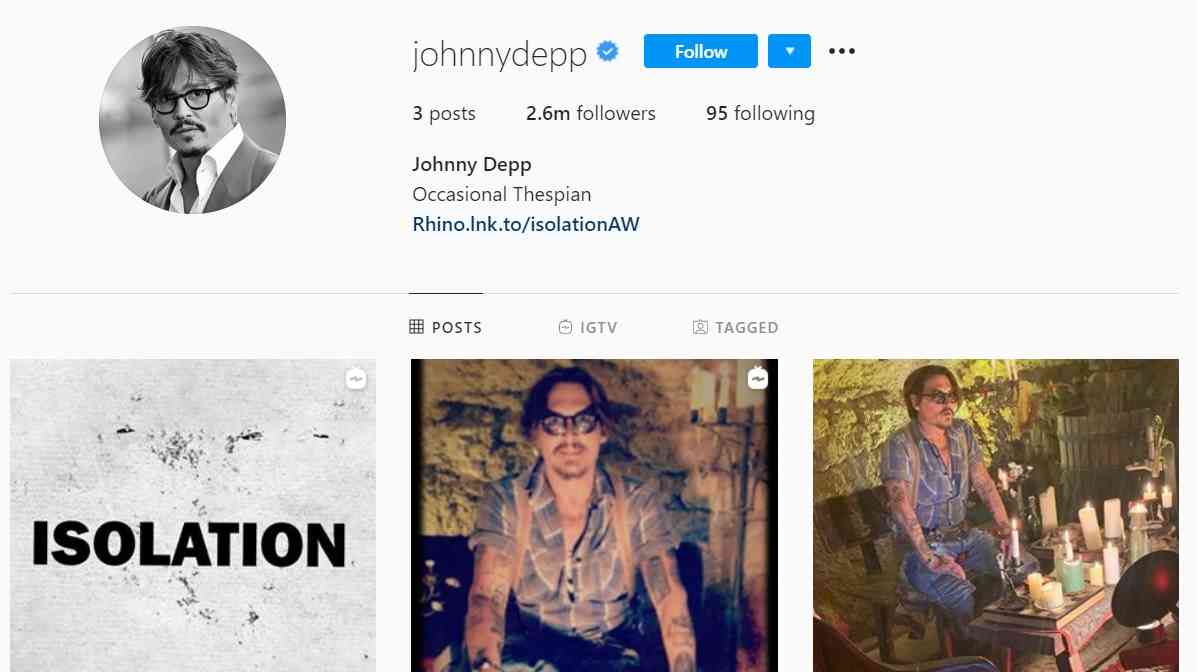 ジョニー・デップがインスタ開始　日本人モデルの美波をフォロー