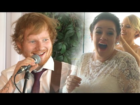 Ed Sheeran Surprises Deserving Wedding Couple! - YouTube
