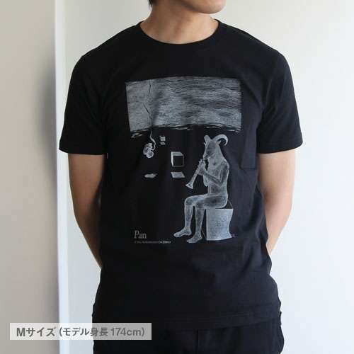 諸星大二郎Tシャツ「パンの神」 | アイテムから探す,アパレル |   ナタリーストア