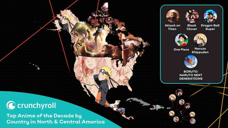 クランチロール、2010年代で最も視聴されたアニメを発表　NARUTO、DB超、ヒロアカ、ブラクロが人気に | Anime Recorder