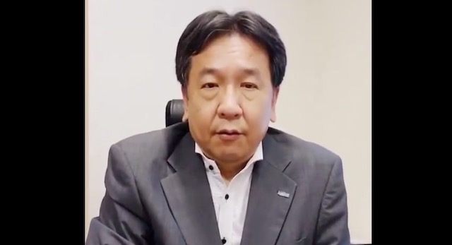 枝野立憲代表がビデオメッセージ公開「最前線で頑張っていただいている医療関係者などに対する心ない言動が伝えられています」