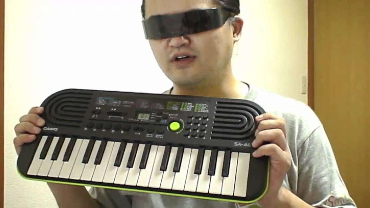 CASIO mini Keyboard SA-46 / カシオ ミニ電子キーボード SA-46 - YouTube