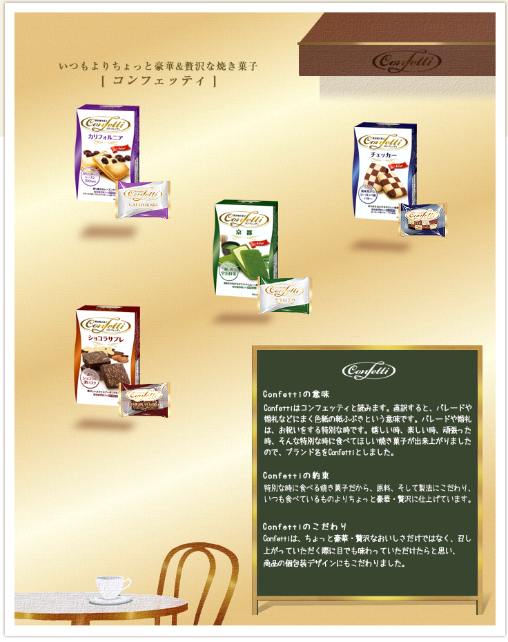 コンフェッティ -Confetti-　ミスターイトウの贅沢焼き菓子