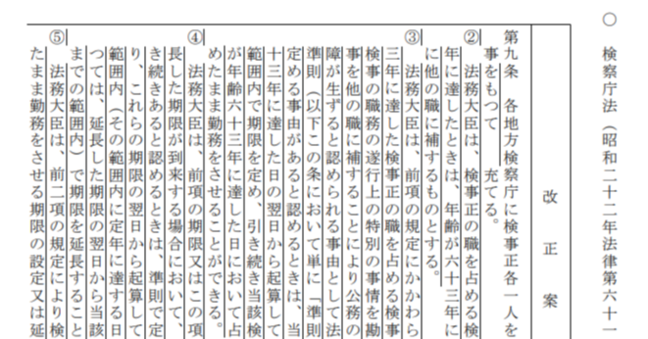いったい検察庁法改正案の何に抗議しているのか｜徐東輝（とんふぃ）｜note
