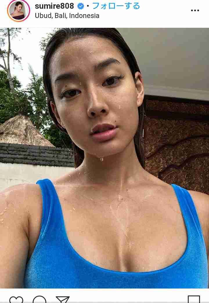 すみれ、水にぬれた妖艶ショットにファン興奮「セクシー！ホントにホント憧れです」