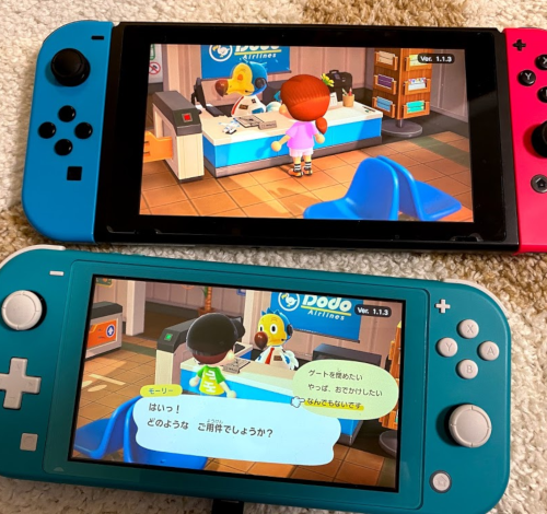 本体2台、ソフト1本で『あつまれ どうぶつの森』を協力プレイする。  |  ゲムぼく。