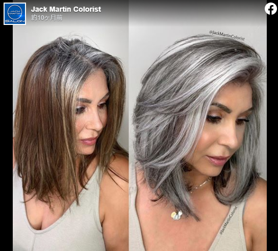 美しいグレイヘアを生み出す美容院が海外で人気に！ 白髪に悩むマダムたちを次々ゴージャス美女に変えています