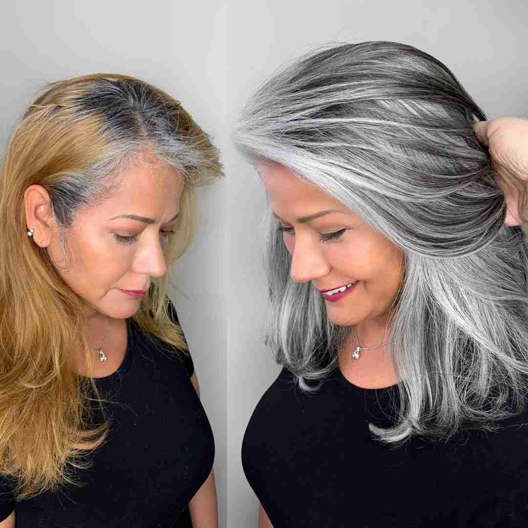 美しいグレイヘアを生み出す美容院が海外で人気に！ 白髪に悩むマダムたちを次々ゴージャス美女に変えています