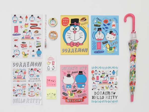 『ドラえもん』50周年を記念して、キティーちゃんと最強コラボ！かわいいグッズが盛りだくさん