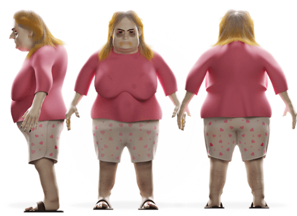 ゲーム中毒、テレビドラマ依存症の20年後の姿を予測した立体図が恐ろしい