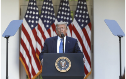 暴動鎮圧へ軍動員辞さず　略奪行為は「国内テロ」　トランプ米大統領