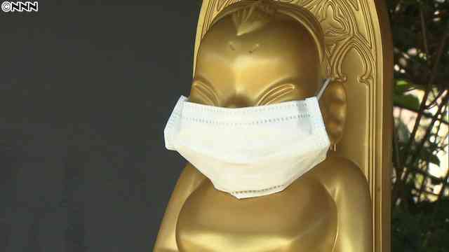 人以外のマスク着用画像