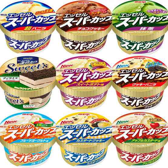 エッセル スーパーカップ なに味が好き?