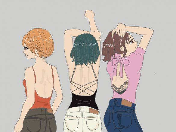 背中開きトップスに合わせる下着は Guの990円キャミがダントツ優秀 ガールズちゃんねる Girls Channel