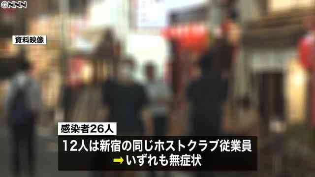 新宿のホストクラブ、12人集団感染…中には同居している人も