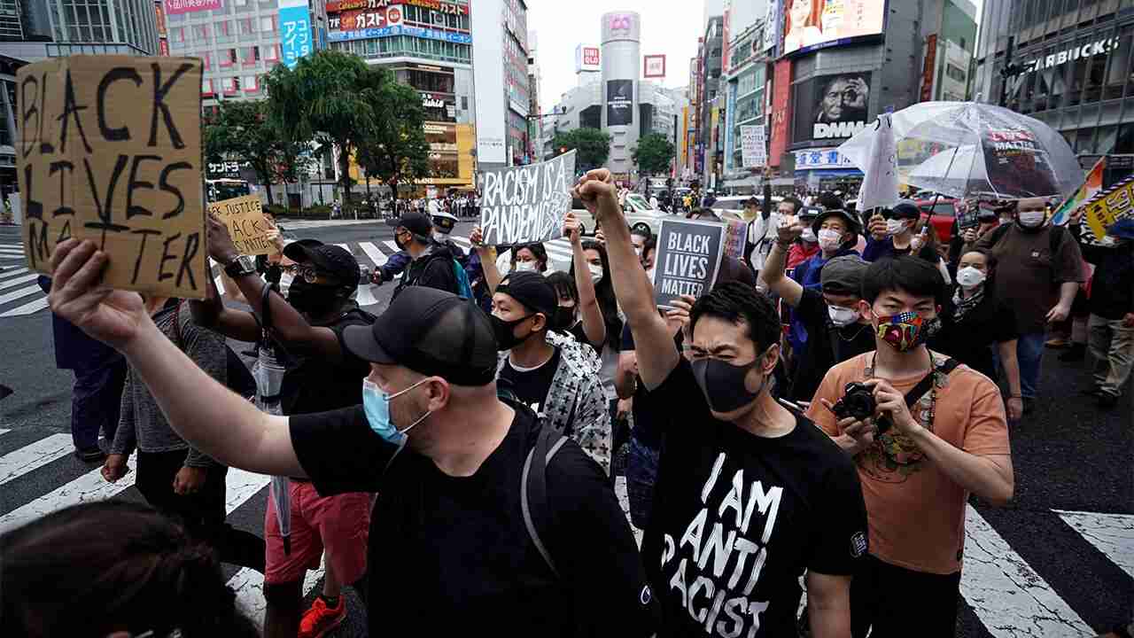 Protesters hold Black Lives Matter demonstration in Tokyo, say Japan must confront its race problems | Fox News