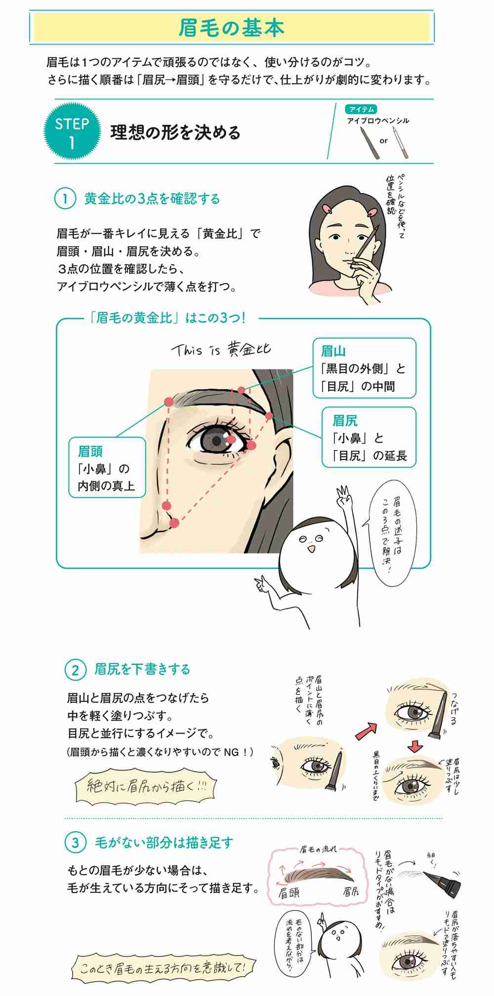 第一印象は眉毛で決まる?!「眉毛迷子」を解決／さよならブスメイク