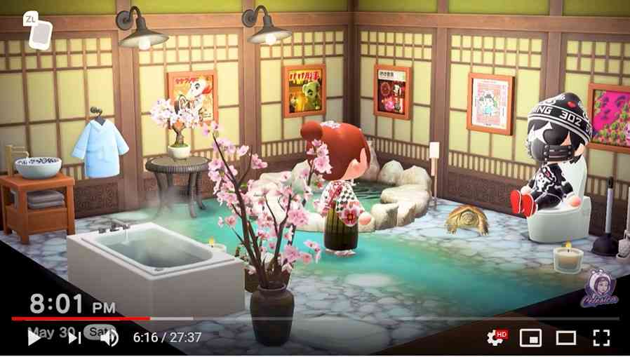 『あつまれ どうぶつの森』で日本風の街を作る海外ユーザー、とりあえず自販機と電柱おけばそれっぽくなるようで
