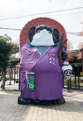 人以外のマスク着用画像