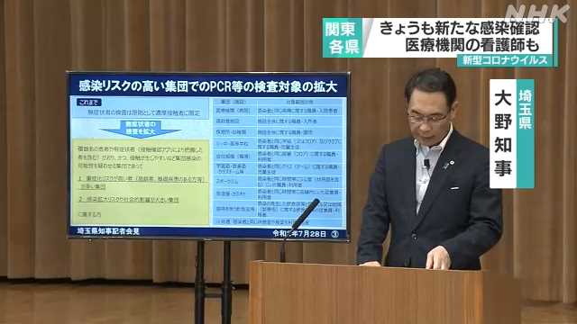 濃厚接触者以外も検査対象拡大へ｜NHK 首都圏のニュース