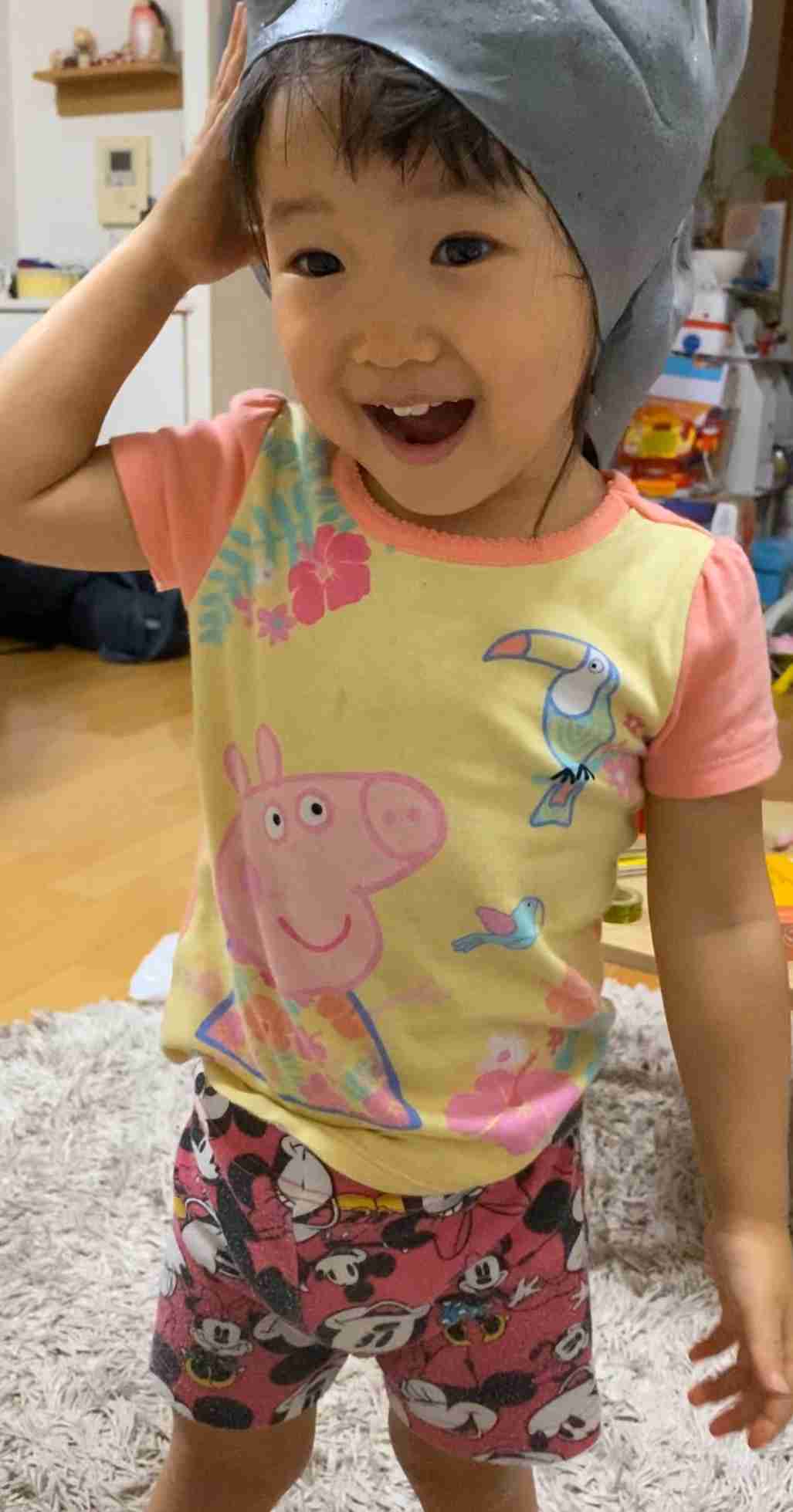 金田朋子、被り物好きの娘に最近言われたこと「カワイイ」「楽しみですね」の声