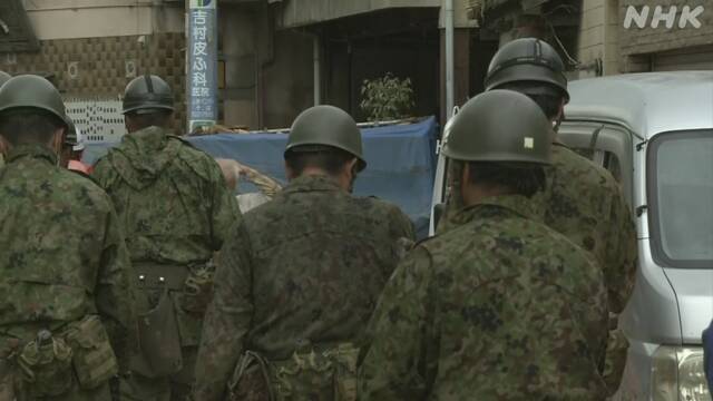 即応予備自衛官の招集を決定 被災者の生活支援など強化 政府 | NHKニュース