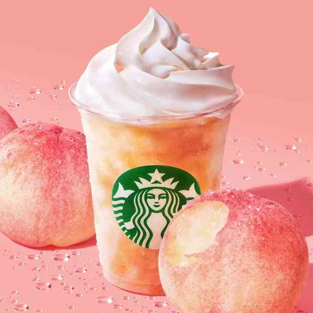スタバから「ジューシー ピーチ フラペチーノ」がサプライズ登場！まるで白桃まるかじりの果肉感とみずみずしさ（2020年7月22日）｜BIGLOBEニュース