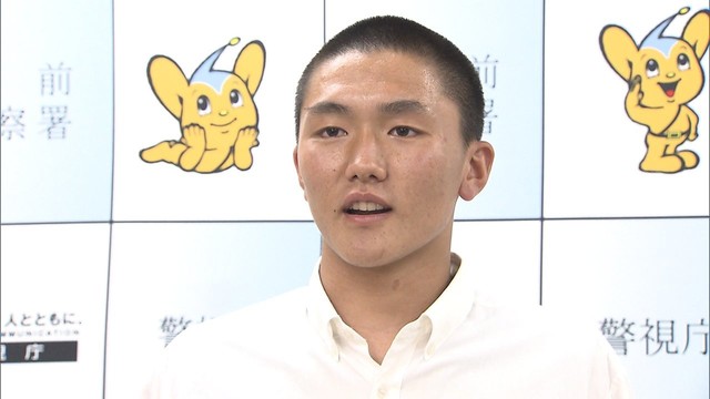 女性自殺止めた高校球児に感謝状　祖父とともに（フジテレビ系（FNN）） - Yahoo!ニュース