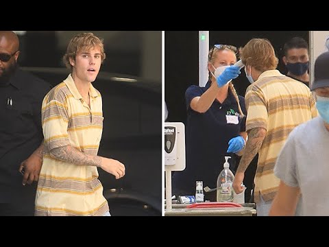 Justin And Hailey Bieber Test For Covid At Music Video Shoot - YouTube