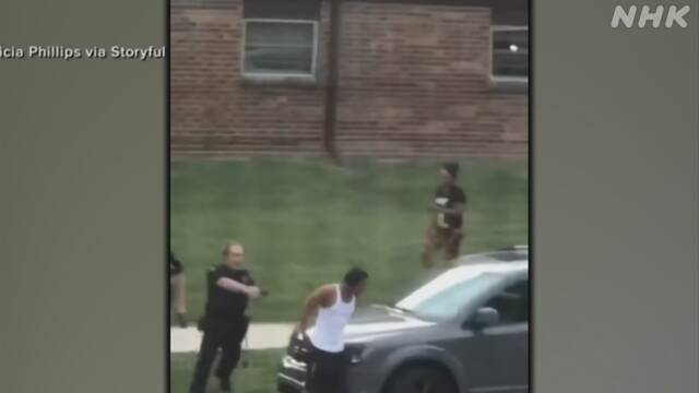 米 黒人男性が警察官に撃たれ重体 背後から銃撃か 波紋広がる | 米黒人男性死亡 | NHKニュース