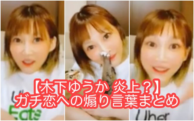 【コレコレ配信】木下ゆうか炎上した理由は？ガチ恋への煽り言葉まとめ