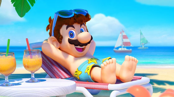 任天堂が公開した暑中見舞い画像 マリオの乳首が消失し悲しむ声多数