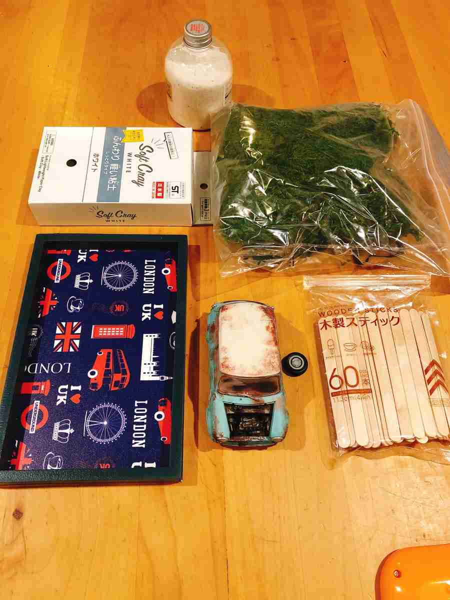 制作途中のプラモデルを4歳児に壊されてしまった夫→妻がリメイクしたら、素晴らしいジオラマが完成した